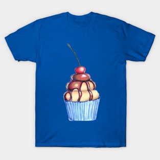 Blue Cupcake T-Shirt